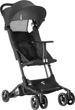 Прогулянкова коляска Kidnort Snöpetrel Чорна (5902983624165)