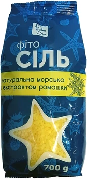 Фіто- сіль для ванни натуральна морська з екстрактом ромашки - ElenSee 700g (1492864-34275540)