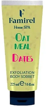 Отшелушивающий сорбет для тела "Oatmeal & Dates" - Famirel Home Spa Body Sorbet 225ml (1292250-1548784289-2)