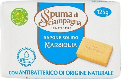 Тверде мило "Марсель" - Spuma Di Sciampagna Marseilles Soap 125g (1490299-34192759)
