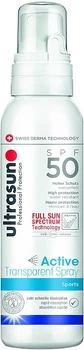 Прозрачный солнцезащитный спрей SPF50 - Ultrasun Active Transparent Spray SPF50 150ml (1465314-33353863)
