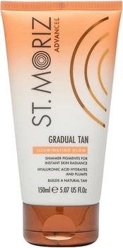 Лосьон для постепенного автозагара с шимером St.Moriz Advanced Illuminating Gradual Tan 150 мл