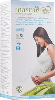 Послеродовые прокладки "Maternity" - Masmi Natural Cotton 10шт (861572-31002520)