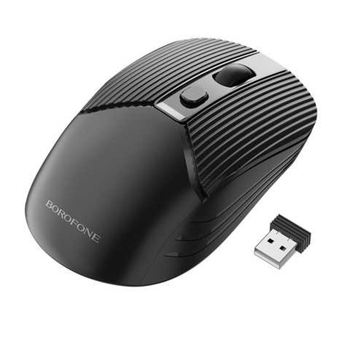 Маніпулятор миша BOROFONE BG5 Business wireless mouse Black (6974443382990)
