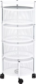 Regał Homla ROBUS metalowy 34 x 34 x 75 cm White (5904183894515)
