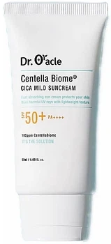 Успокаивающий солнцезащитный крем для лица - Dr. Oracle Centella Biome Cica Mild Suncream 50ml (1286573-36174530)