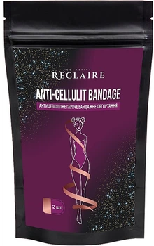 Антицеллюлитное горячее бандажное обертывание - Reclaire Anti-Cellulit Bandage 2шт (1381562-31097558)
