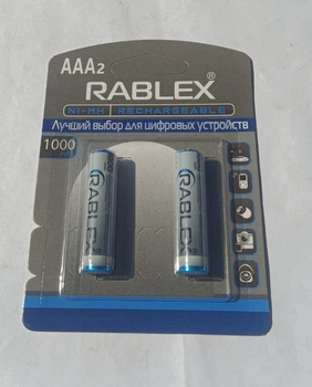 Акумулятор Rablex Ni-Mh AAA 1,2V 1000 мАh (R1000/AAA)