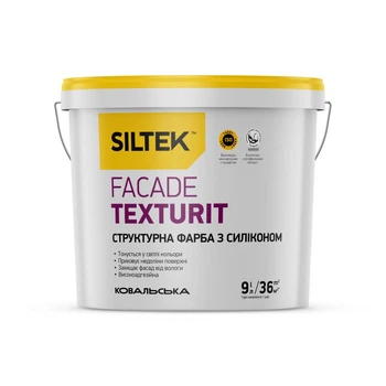 Siltek Facade Texturit Фарба структурна з силіконом. База ТА (9 л)