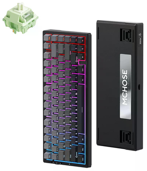 MCHOSE GX75 Pro Crystal Black Механическая клавиатура