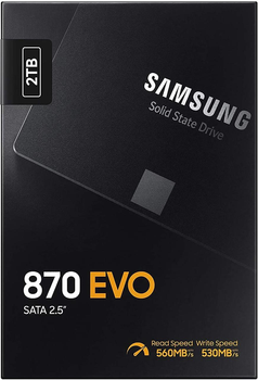 SSD накопитель Samsung 870 EVO 2 TB (MZ-77E2T0B)
