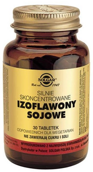 Suplement diety Solgar Izoflawony sojowe 30 tabletek (033984014787)