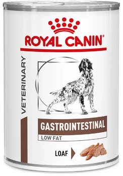 Вологий корм для собак Royal Canin Veterinary GastroIntestinal Low Fat з обмеженим вмістом жирів при порушеннях травлення у собак (паштет) 410 г (9003579024515) (40290040)A