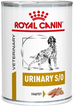 Вологий корм для дорослих собак Royal Canin Veterinary URINARY S/O При захворюваннях нижніх сечовивідних шляхів (паштет) 410 г (9003579310632) (40210019)A
