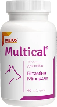 Ветпрепарат Dolfos Мультикаль 90 таблеток для собак (125-90)A