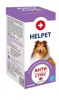 Антистресс для котов Helpet валериана 15 мл коррекция поведения