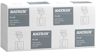 Ręczniki papierowe Katrin Plus Non-stop Z-fold 135 szt x 21 opakowanie (6414301087181)