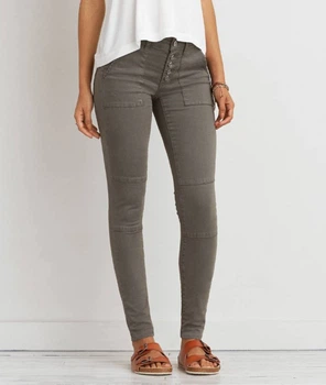 Джинсы Jegging American Eagle AE4742W W27L29 Оливково-серый