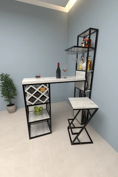 Барная стойка в стиле лофт EcoLoft Каванна DSP-1192 Дуб Кортона