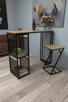 Барная стойка в стиле лофт EcoLoft Талано DSP-1216 Дуб Аппалачи