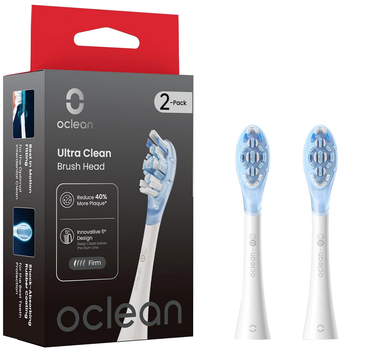 Насадки для електричної зубної щітки Oclean Ultra white clean UC03, 2 шт
