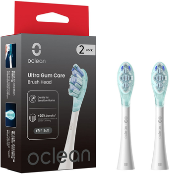Насадки для електричної зубної щітки Oclean Ultra gum care white UG03, 2 шт