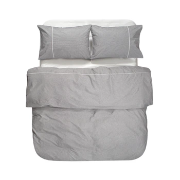 Постельное белье Lotus Home Premium Percale Stripe антрацит семейный (svt-2000022342667)