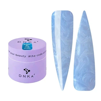 Гель для моделирования DNKa Builder Gel Pearl 0026 голубой с жемчужным эффектом 15 мл