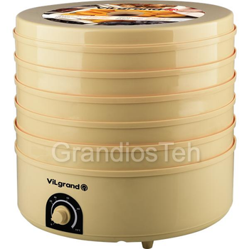 Сушилка для продуктов ViLgrand VDF520-20, 20 л, 520 Вт, электрическая сушилка, кухонная сушилка фруктов