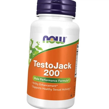 Бустер тестостерону NOW Testo Jack 200 60 капсул Тестоджек
