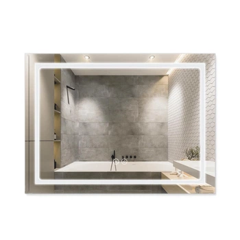 Дзеркало Qtap Mideya (DC-F904) 800х600 з LED-підсвічуванням Touch, з диммером QT2078F904W