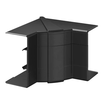 Угол внутренний для короба 100x53мм регулируемый ABS пластик черный [6113073] OBO Bettermann