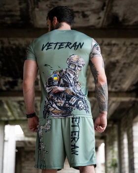 Летний милитари комплект Sabotage Veteran из полиэстера с sublimation принтом XXXL
