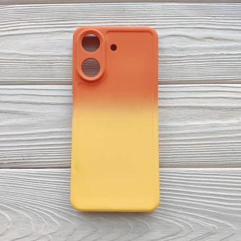 Чохол TPU Gradient для Xiaomi Redmi 13C / Poco C65 Orange-yellow