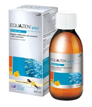 Дієтична добавка QPharma Equazen рідина зі смаком ванілі 200 мл (5060072605898)