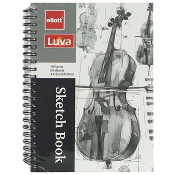 Скетчбук Ellott A-4 60л. 160г/м2 спираль ETBZ-001-A4