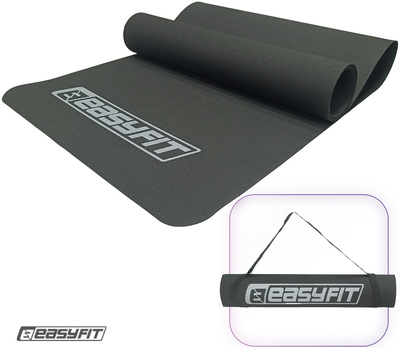 Килимок для фітнесу EasyFit EVA 183 х 61 см 3 мм EF-1927-BK Чорний (56002238)