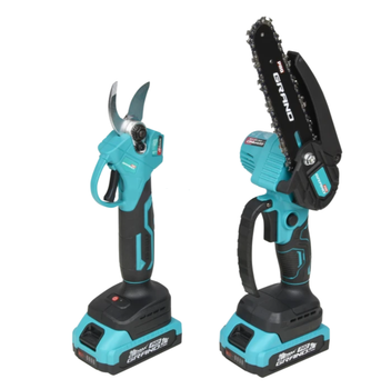 Набор аккумуляторных инструментов Grand №2 G (СА-20BL + АПЦ-20/6"-2 BL) – секатор и минипила в одном комплекте