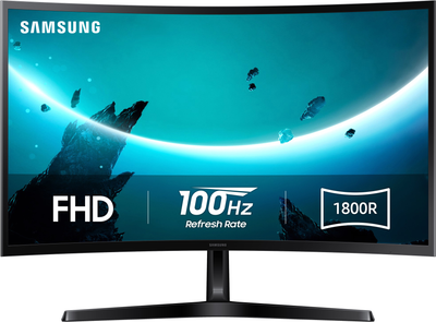 Монітор 27" Samsung Essential S3 (LS27D366GAIXCI) -- VA 1800R FullHD / 100Hz / 4 мс (GTG) / sRGB 95 % / Eye Saver Mode