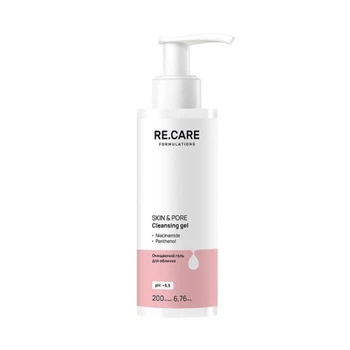 Очищаючий гель для обличчя Skin Pore Cleansing gel RE.CARE 200 мл