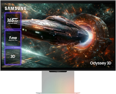 Монітор 27" Samsung Odyssey 3D G90XF 4K 165Hz Gaming Monitor (LS27FG900XIXCI)