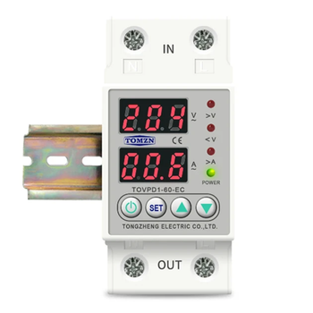 Захисне реле напруги Tomzn 40А (TOVPD1-40EC) 140-300В