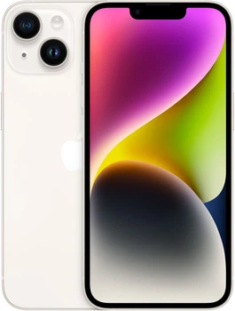 Мобільний телефон Apple iPhone 14 256GB Starlight (REF B) Ємність батареї – 85%+ (2BMPW43)