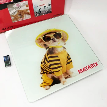 Электронные напольные весы MATARIX MX-452, 180 кг, стекло