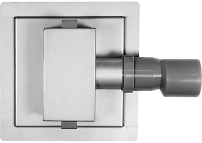 Трап зливний FALA QUAD нержавіюча сталь 25 x 25 см 75336 (5906083079283)
