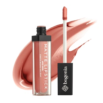 Матова рідка помада Matte Lipstik Bogenia 8 мл 007 Costa Rican Holiday