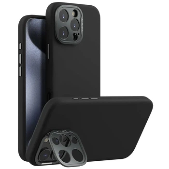 Чехол Silicone Nillkin LensWing Prop Magnetic для Apple iPhone 16 Pro Max (Черный / Black) (205440)