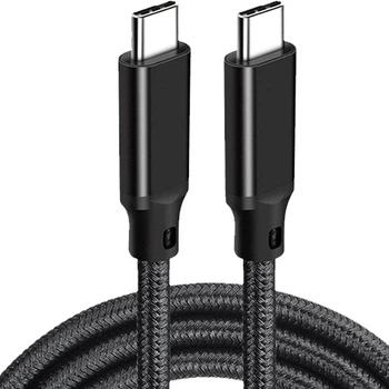 Кабель Type-C – Type-C 3.2 gen2 e-marker PD 100W 3 м Чорний (TC100W-3)