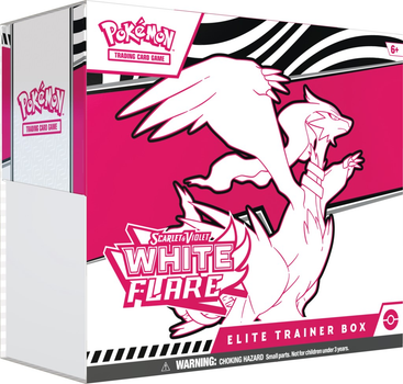 Dodatek Pokémon TCG: Scarlet & Violet - White Flare - Elite Trainer Box - Reshiram 5 szt (0196214113619)