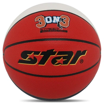 Мяч баскетбольный №6 72-74 см STAR 3ON3 цвет красный BB4146C
